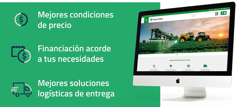 Campo Simple crece como canal e-commerce integral con soluciones para la compra de insumos